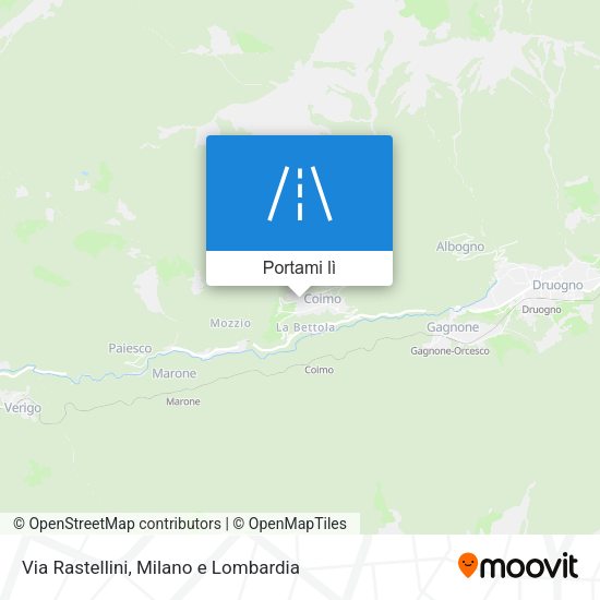 Mappa Via Rastellini