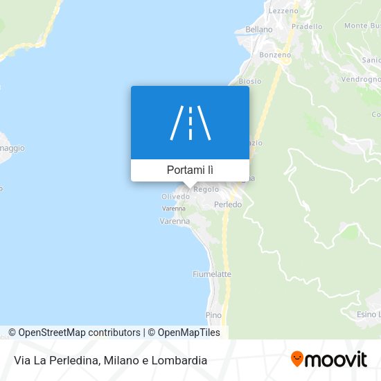 Mappa Via La Perledina