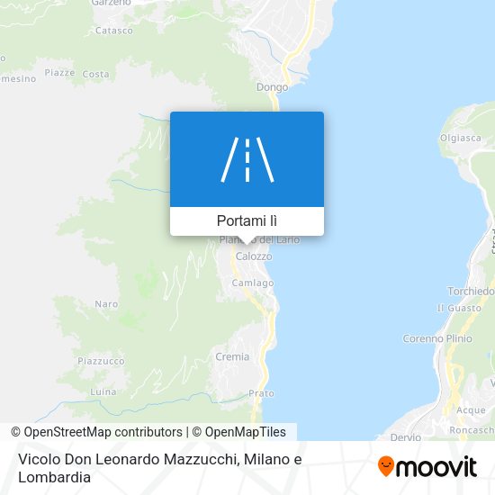 Mappa Vicolo Don Leonardo Mazzucchi