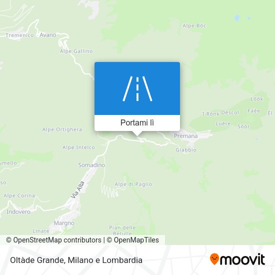 Mappa Oltàde Grande