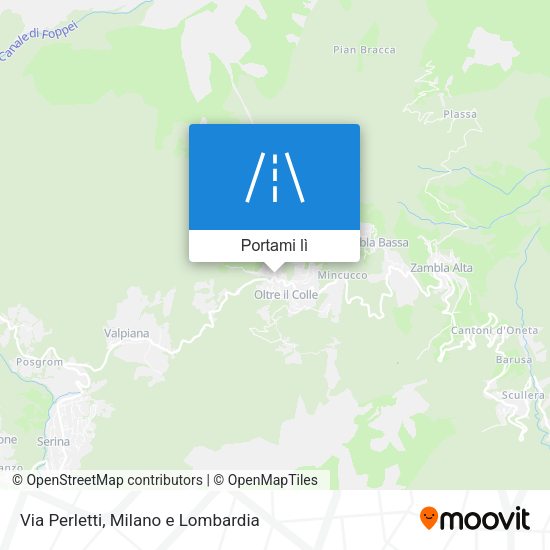 Mappa Via Perletti