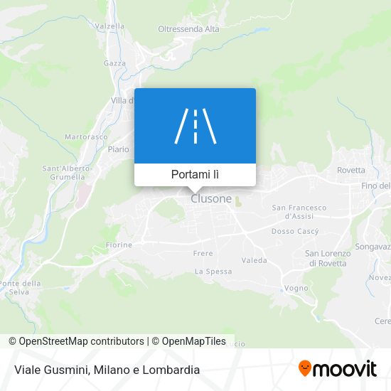 Mappa Viale Gusmini