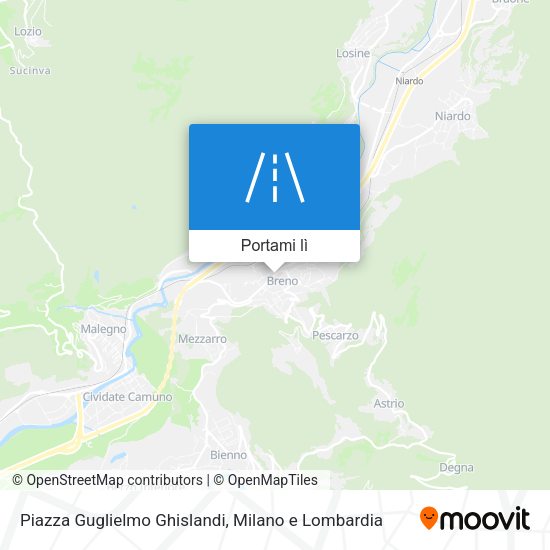 Mappa Piazza Guglielmo Ghislandi