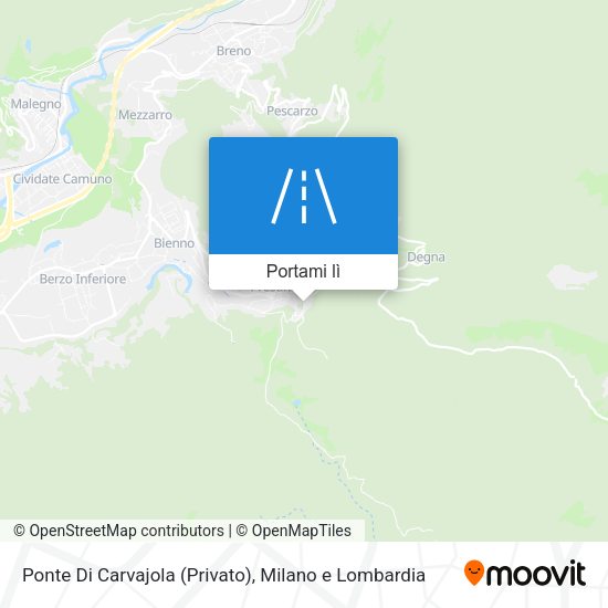 Mappa Ponte Di Carvajola (Privato)