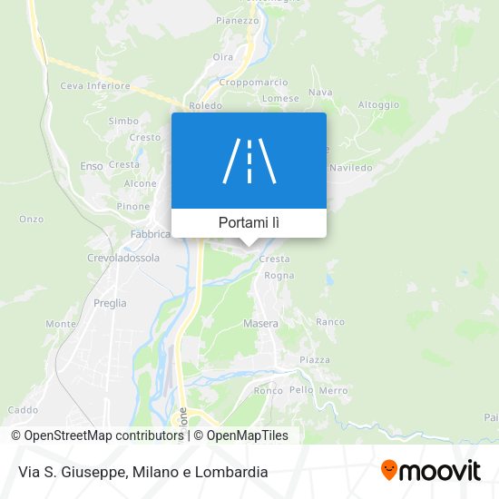 Mappa Via S. Giuseppe