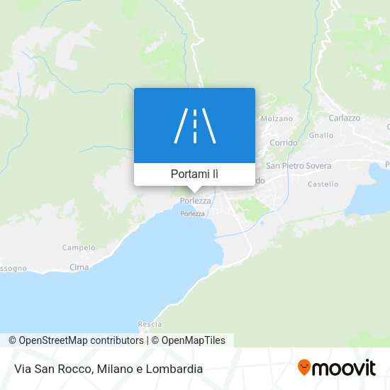 Mappa Via San Rocco
