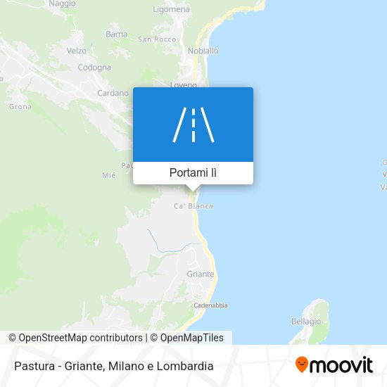 Mappa Pastura - Griante