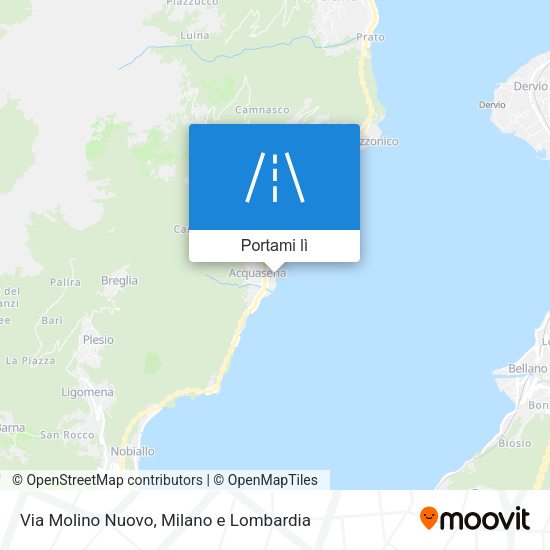 Mappa Via Molino Nuovo