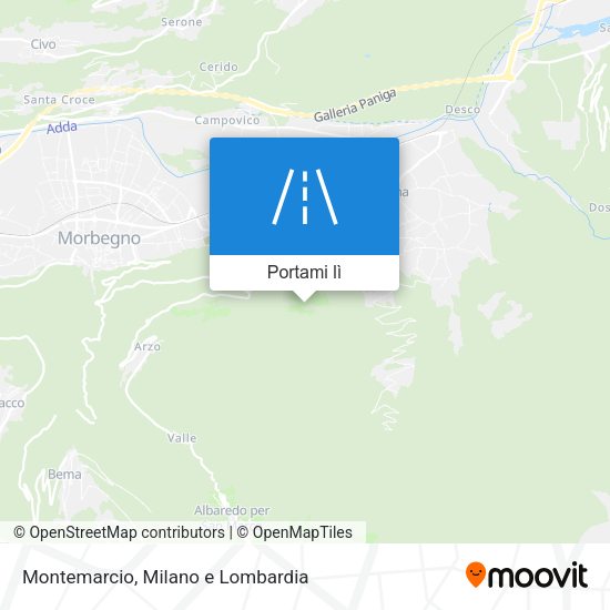 Mappa Montemarcio