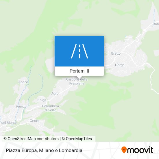 Mappa Piazza Europa