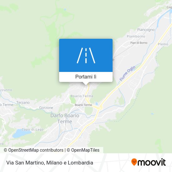 Mappa Via San Martino