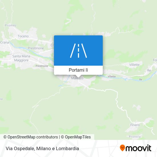 Mappa Via Ospedale