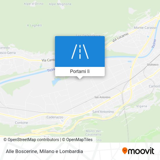 Mappa Alle Boscerine