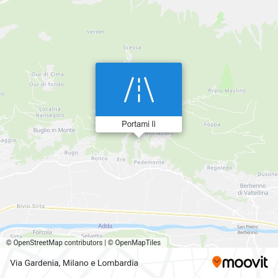 Mappa Via Gardenia