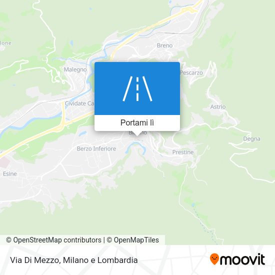Mappa Via Di Mezzo