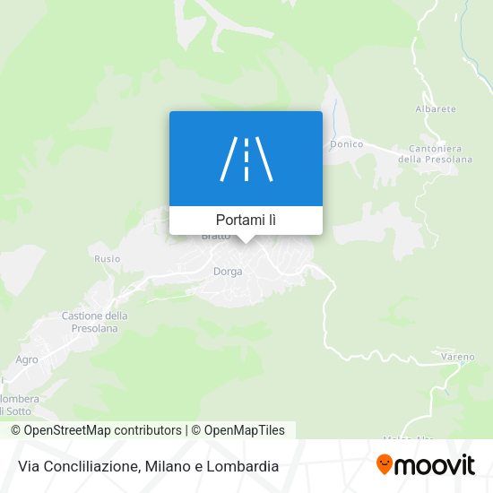 Mappa Via Concliliazione