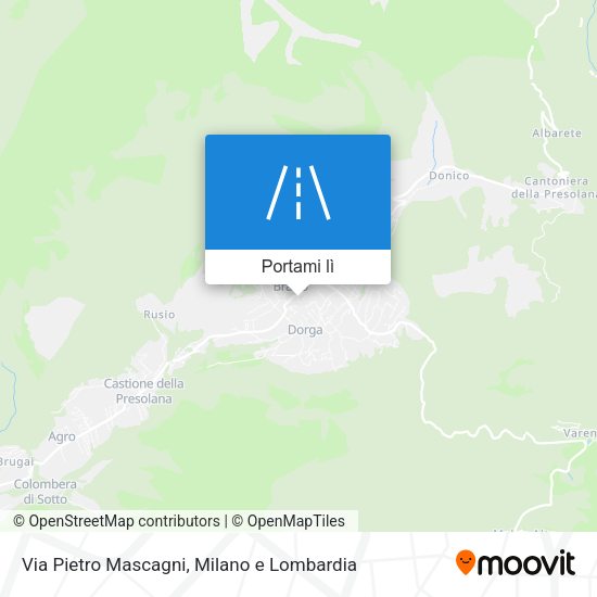 Mappa Via Pietro Mascagni