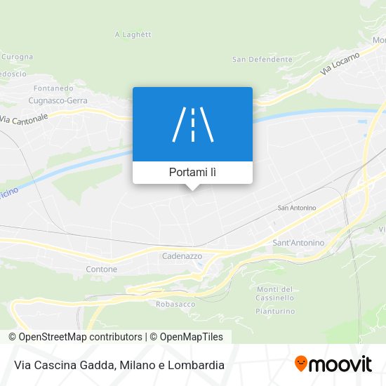 Mappa Via Cascina Gadda