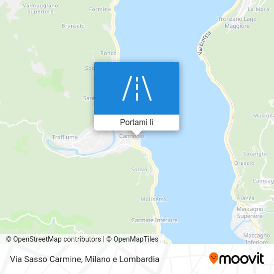 Mappa Via Sasso Carmine
