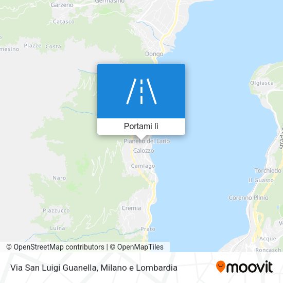 Mappa Via San Luigi Guanella