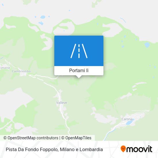 Mappa Pista Da Fondo Foppolo