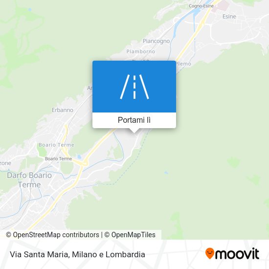 Mappa Via Santa Maria