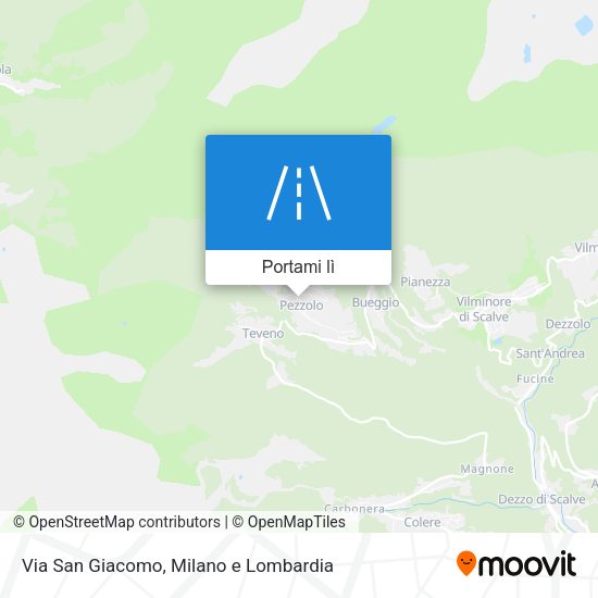 Mappa Via San Giacomo