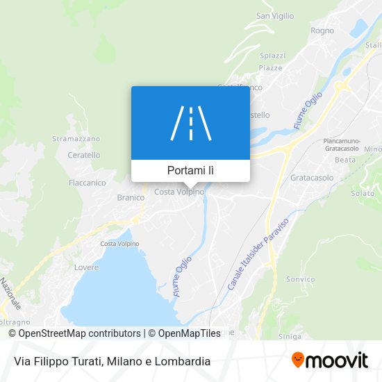 Mappa Via Filippo Turati