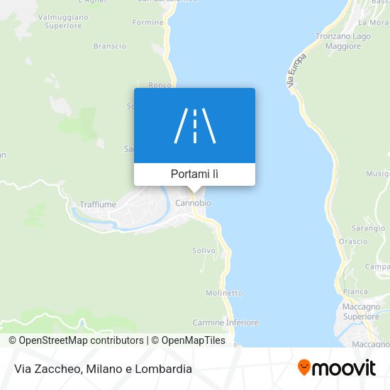 Mappa Via Zaccheo