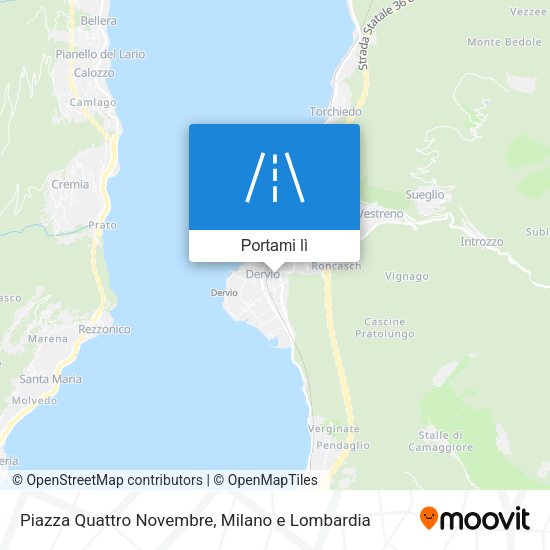 Mappa Piazza Quattro Novembre