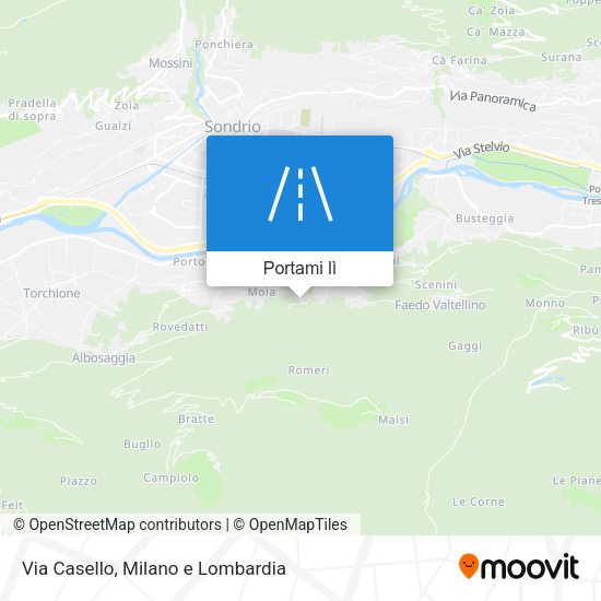 Mappa Via Casello