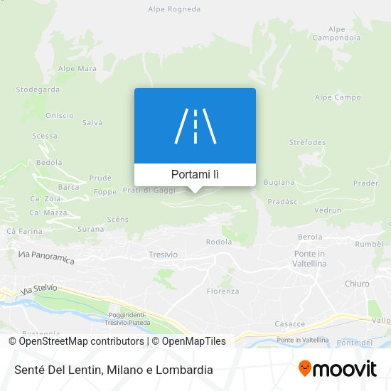 Mappa Senté Del Lentin