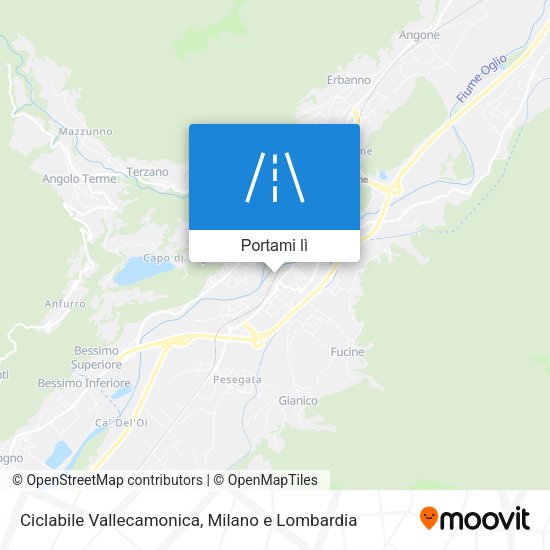 Mappa Ciclabile Vallecamonica