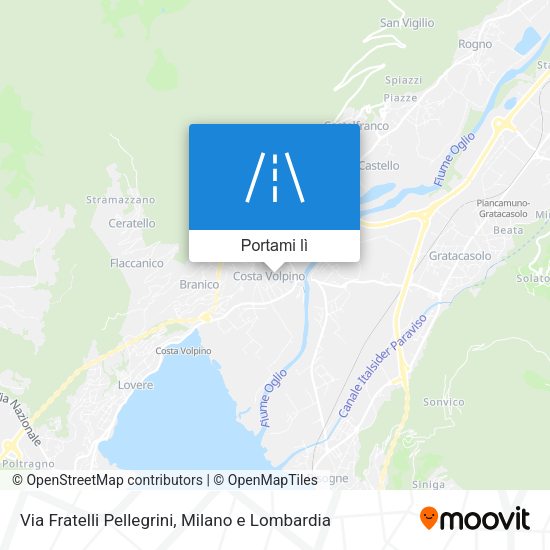 Mappa Via Fratelli Pellegrini