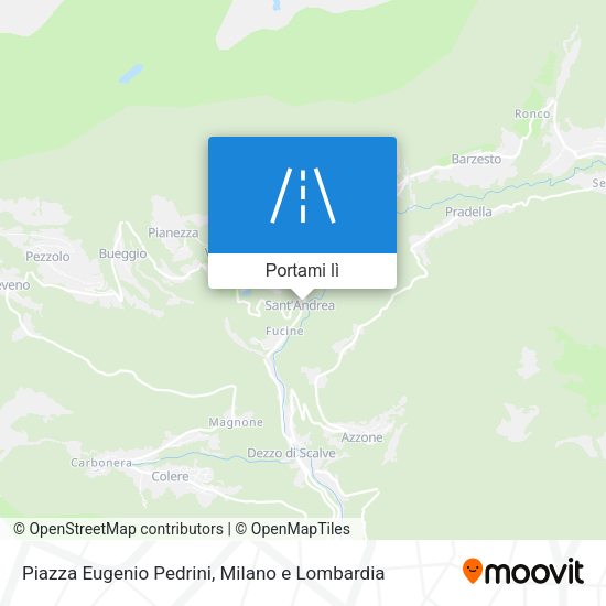 Mappa Piazza Eugenio Pedrini