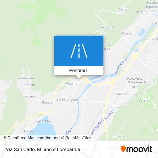Mappa Via San Carlo
