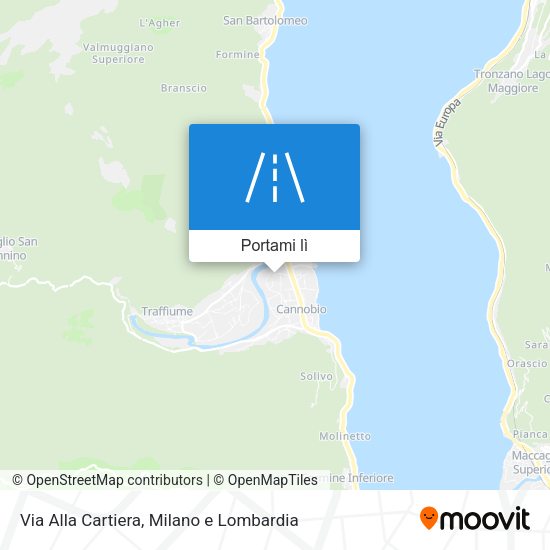 Mappa Via Alla Cartiera