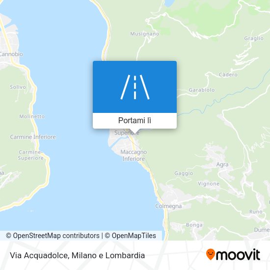Mappa Via Acquadolce