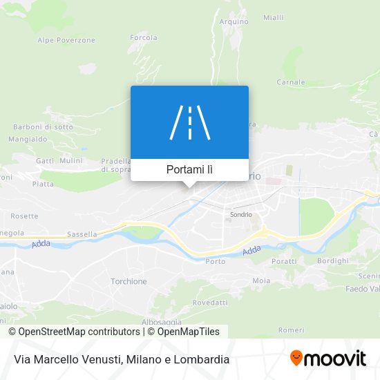 Mappa Via Marcello Venusti