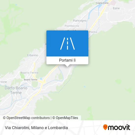 Mappa Via Chiarolini