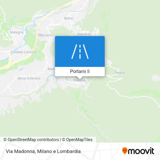 Mappa Via Madonna