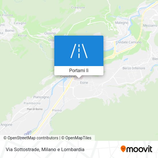 Mappa Via Sottostrade