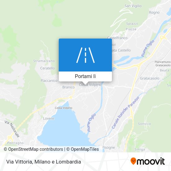 Mappa Via Vittoria