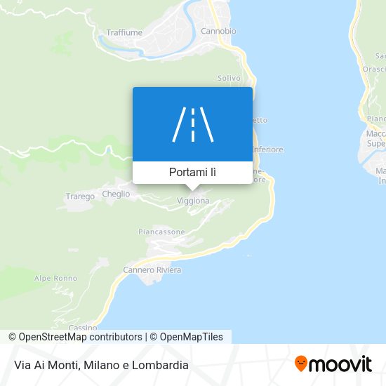 Mappa Via Ai Monti