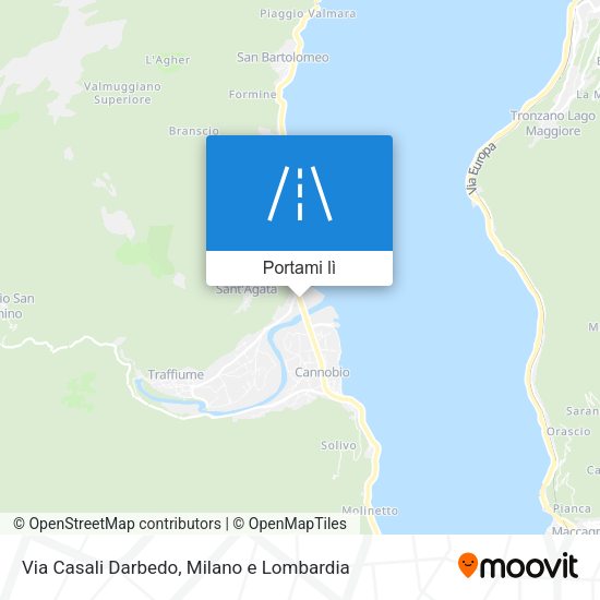 Mappa Via Casali Darbedo