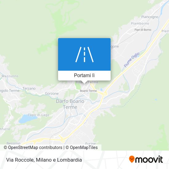 Mappa Via Roccole
