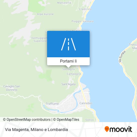 Mappa Via Magenta