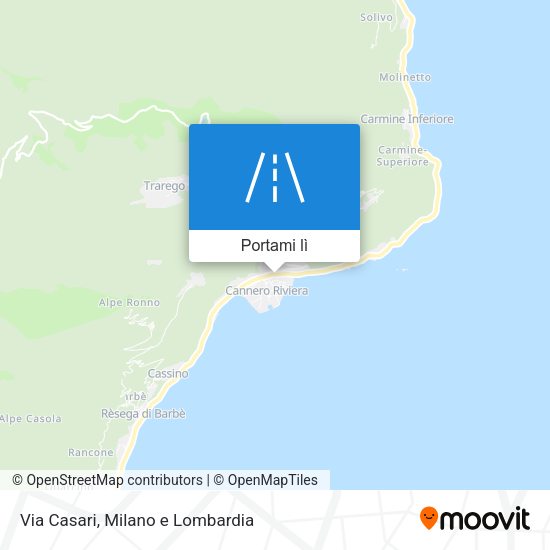Mappa Via Casari