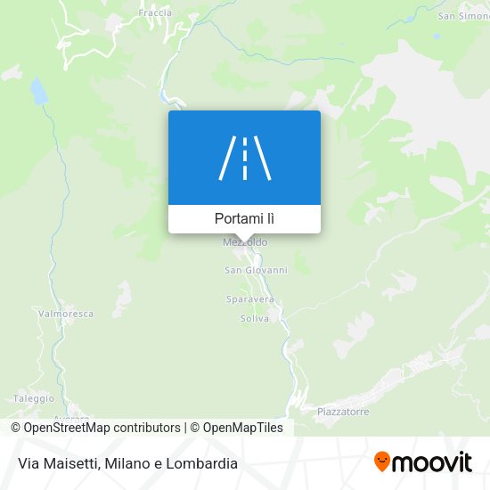 Mappa Via Maisetti