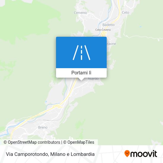 Mappa Via Camporotondo